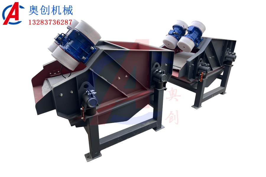 直线振动筛的几种不同安装方式